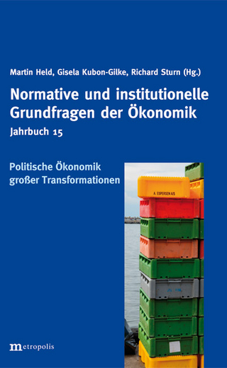 Politische Ökonomik großer Transformationen - Martin Held; Gisela Kubon-Gilke; Richard Sturn