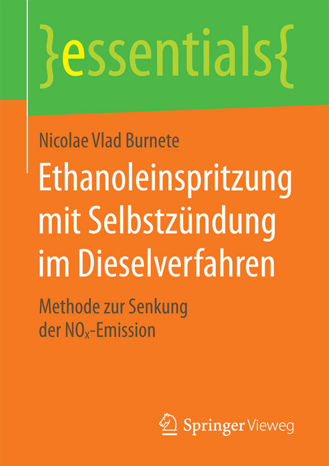 Ethanoleinspritzung mit Selbstzündung im Dieselverfahren - Nicolae Vlad Burnete