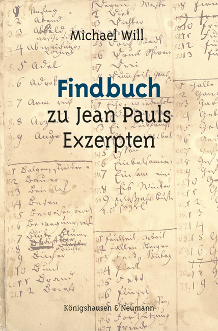 Findbuch zu Jean Pauls Exzerpten - Michael Will