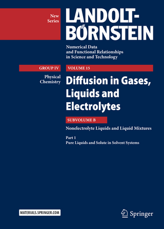 Diffusion in Gases, Liquids and Electrolytes - M. D. Lechner; Jochen Winkelmann