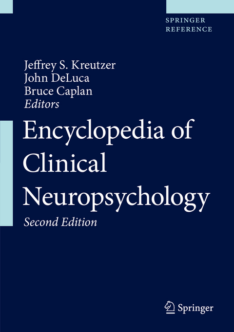 Encyclopedia of Clinical Neuropsychology - 