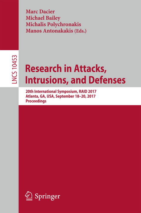 Research in Attacks, Intrusions, and Defenses - 