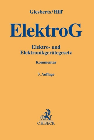 Elektro- und Elektronikgerätegesetz - Ludger Giesberts; Juliane Hilf