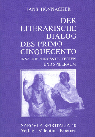 Der literarische Dialog des primo Cinquecento - Hans Honnacker