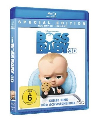 The Boss Baby 3D, 2 Blu-rays
