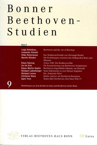 Bonner Beethoven-Studien - Bernhard R. Appel