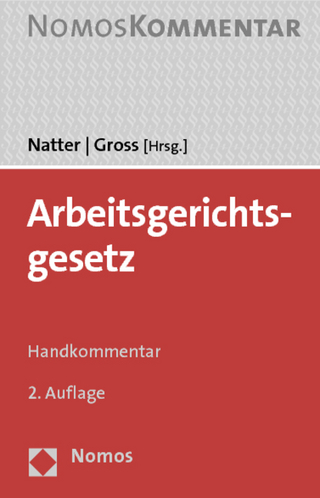 Arbeitsgerichtsgesetz - Eberhard Natter; Roland Gross