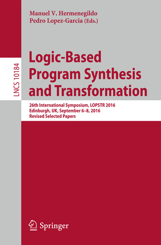 Logic-Based Program Synthesis and Transformation - Manuel V Hermenegildo; Pedro Lopez-Garcia