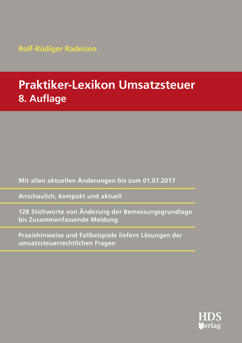 Praktiker-Lexikon Umsatzsteuer - Rolf-Rüdiger Radeisen