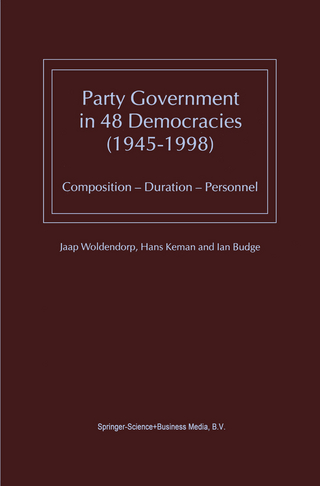 Party Government in 48 Democracies (1945-1998) - J.J. Woldendorp; Hans Keman; I. Budge