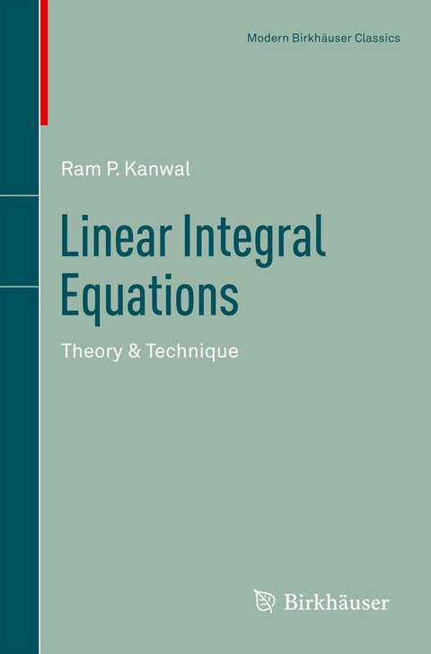 Linear Integral Equations - Ram P. Kanwal