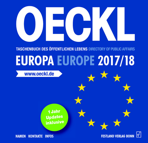 OECKL. Taschenbuch des Öffentlichen Lebens – Europa 2017/18 – CD-ROM, 22. Jahrgang - 