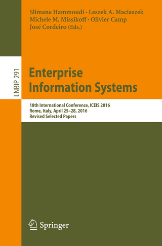 Enterprise Information Systems - Slimane Hammoudi; Leszek A. Maciaszek; Michele M. Missikoff; Olivier Camp; José Cordeiro