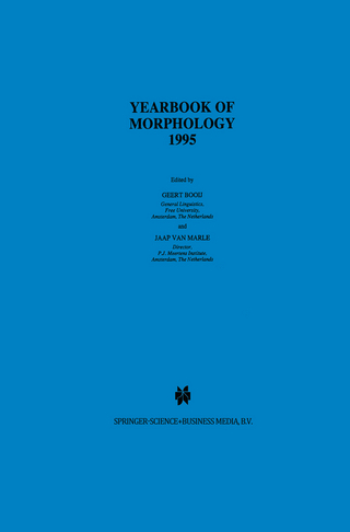 Yearbook of Morphology 1995 - G.E. Booij; Jaap van Marle