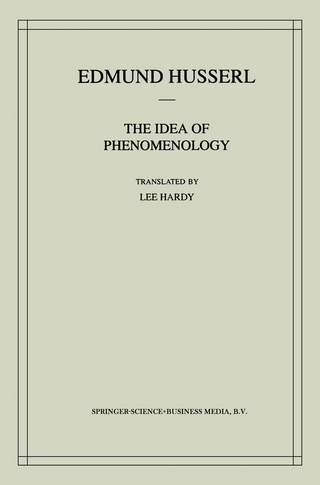 The Idea of Phenomenology - Edmund Husserl