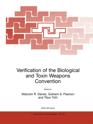 Verification of the Biological and Toxin Weapons Convention - Malcolm R. Dando; G.S. Pearson; Tibor Toth