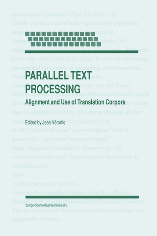 Parallel Text Processing - Jean Veronis
