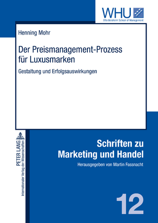 Der Preismanagement-Prozess für Luxusmarken - Henning Mohr