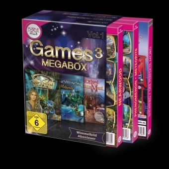 Games3 - Mega Box. Vol.1, 1 DVD-ROM + 2 CD-ROMs