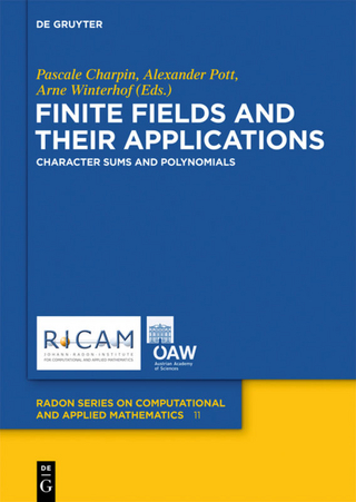 Finite Fields and Their Applications - Pascale Charpin; Alexander Pott; Arne Winterhof