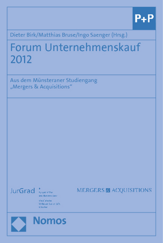 Forum Unternehmenskauf 2012 - Dieter Birk; Matthias Bruse; Ingo Saenger