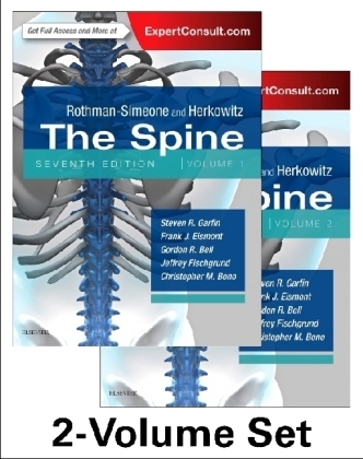 Rothman-Simeone and Herkowitz's The Spine, 2 Vol Set - Steven R. Garfin, Frank J. Eismont, Gordon R. Bell, Christopher M. Bono