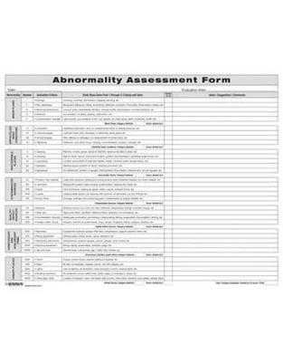 Abnormality Assessment Form -  Enna