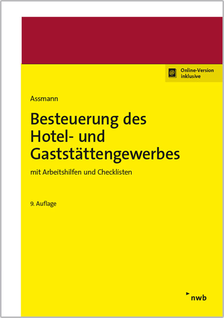 Besteuerung des Hotel- und Gaststättengewerbes - Eberhard Assmann