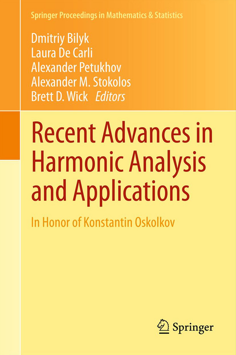 Recent Advances in Harmonic Analysis and Applications - 