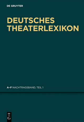 Deutsches Theater-Lexikon / A - F - Wilhelm Kosch