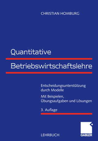 Quantitative Betriebswirtschaftslehre - Christian Homburg