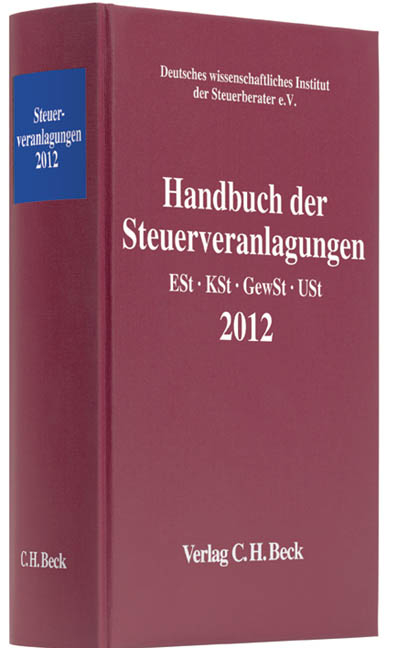 Handbuch der Steuerveranlagungen 2012 - 