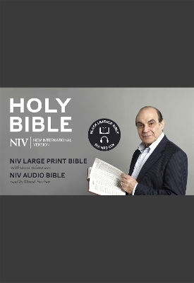 NIV David Suchet Audio and Large Print Leather Bible Gift Edition - New International Version
