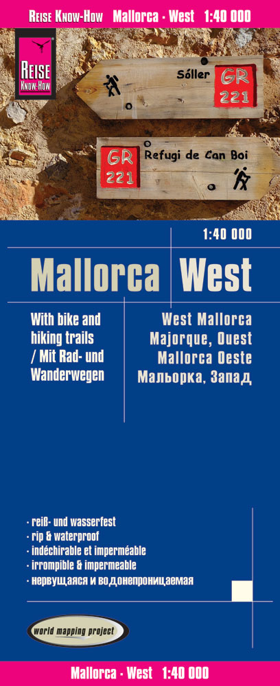 Reise Know-How Rad- und Wanderkarte Mallorca West (1:40.000) - Reise Know-How Verlag Peter Rump