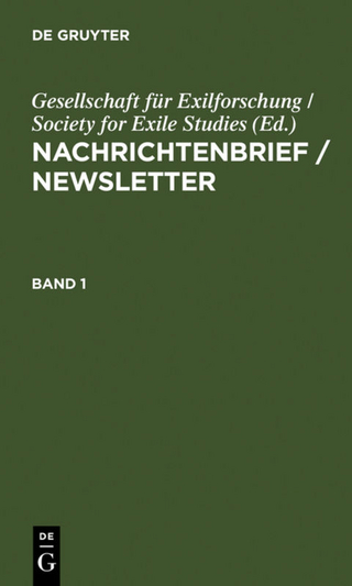 Nachrichtenbrief / Newsletter - Gesellschaft für Exilforschung / Society for Exile Studies; Ernst Loewy