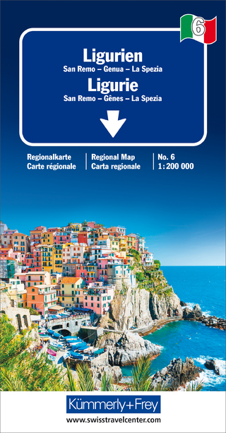 Ligurien Regionalkarte Italien Nr. 6