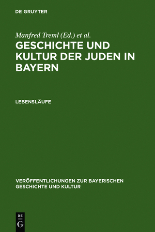 Geschichte und Kultur der Juden in Bayern / Lebensläufe - Manfred Treml; Manfred Treml; Wolf Weigand