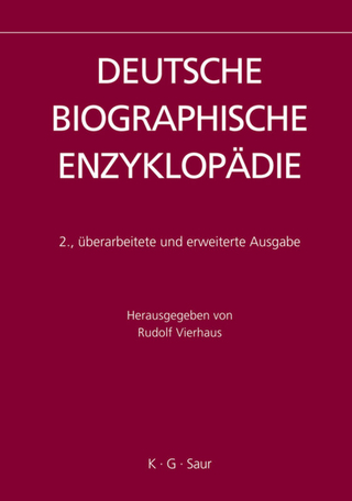 Deutsche Biographische Enzyklopädie (DBE) / Deutsche Biographische Enzyklopädie (DBE). Band 1-12 - Rudolf Vierhaus