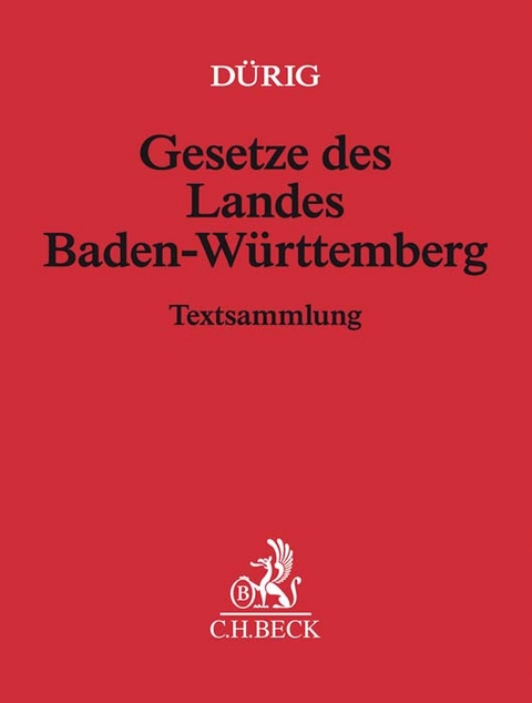Gesetze des Landes Baden-Württemberg - apart - 