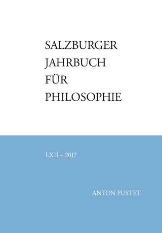 Salzburger Jahrbuch für Philosophie - Emmanuel J. Bauer; Rolf Darge; Heinrich Schmidinger