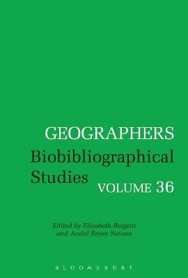 Geographers - Dr Elizabeth Baigent; Dr André Reyes Novaes