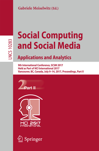 Social Computing and Social Media. Applications and Analytics - Gabriele Meiselwitz