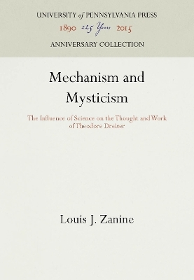 Mechanism and Mysticism - Louis J. Zanine