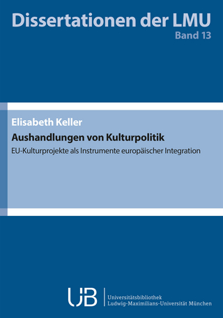 Aushandlungen von Kulturpolitik - Elisabeth Keller
