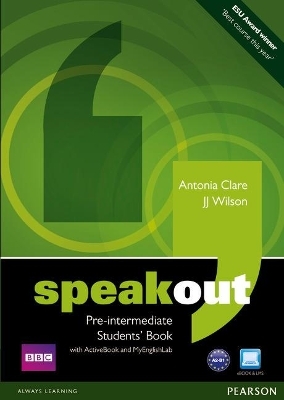 Speakout Pre-Intermediate Students' Book with DVD/Active book and MyLab Pack - JJ Wilson, Antonia Clare, J Wilson