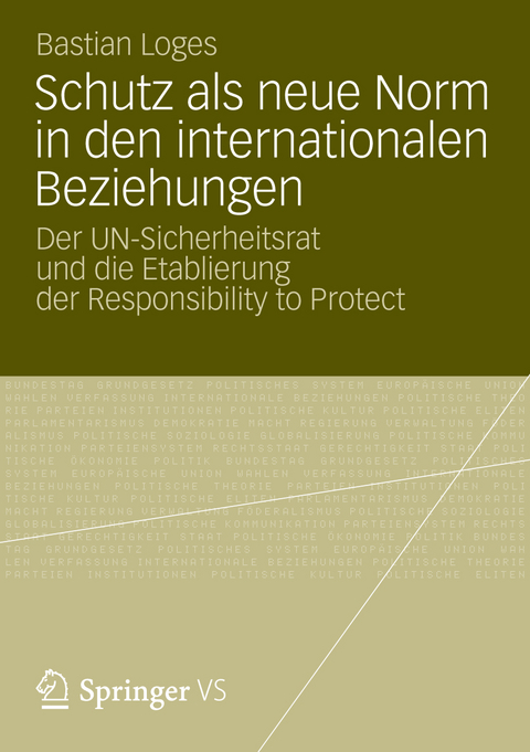 Schutz als neue Norm in den internationalen Beziehungen - Bastian Loges
