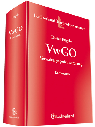 VwGO - Verwaltungsgerichtsordnung - Dieter Kugele