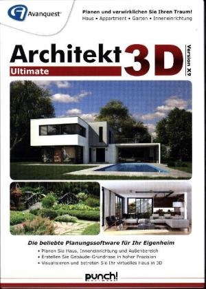 Architekt 3D X9 Ultimate, 1 DVD-ROM