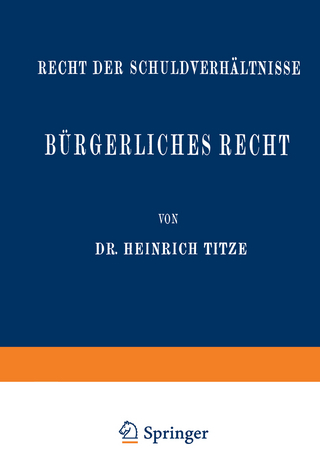 Bürgerliches Recht - Heinrich Titze