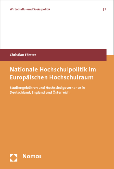 Nationale Hochschulpolitik im Europäischen Hochschulraum - Christian Förster